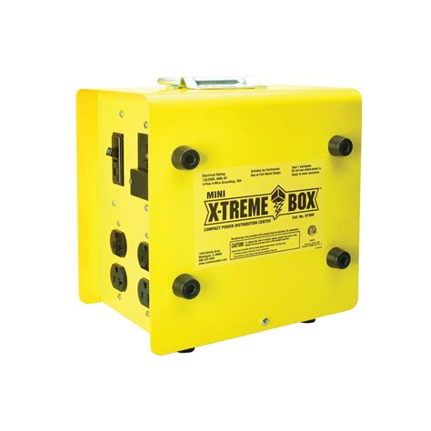 southwire 19800102 mini x-treme box portable temporary power distribution box|MINI TEMP POWER DISTRIBUTION BOX LABELED FOR .